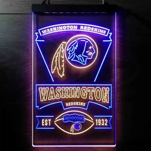 Washington Football Team EST 1932 Neon-Like LED Sign