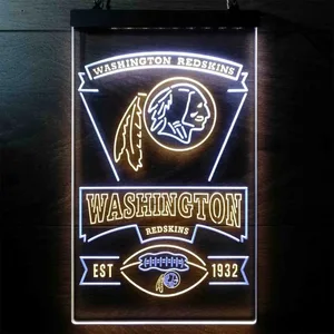 Washington Football Team EST 1932 Neon-Like LED Sign