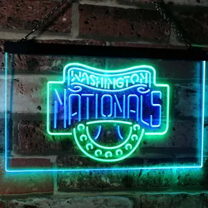 Washington Nationals  Logo 1 Neon-Like LED Sign - Legacy Edition