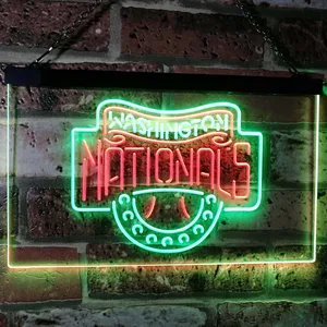 Washington Nationals  Logo 1 Neon-Like LED Sign - Legacy Edition