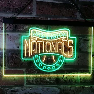 Washington Nationals  Logo 1 Neon-Like LED Sign - Legacy Edition