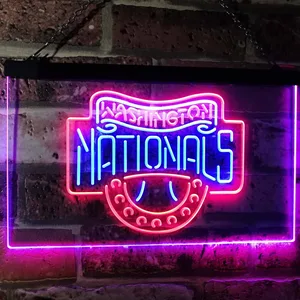 Washington Nationals  Logo 1 Neon-Like LED Sign - Legacy Edition