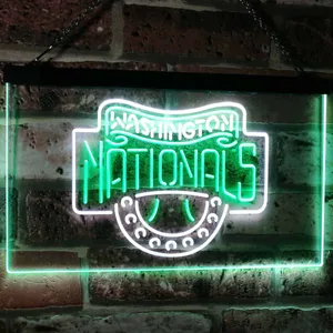 Washington Nationals  Logo 1 Neon-Like LED Sign - Legacy Edition