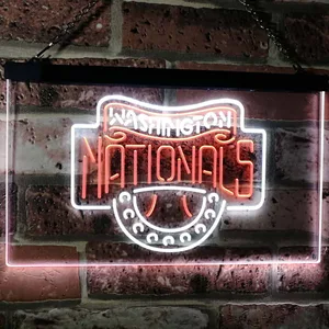 Washington Nationals  Logo 1 Neon-Like LED Sign - Legacy Edition