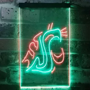 Washington State Cougars Logo Neon-Like LED Sign