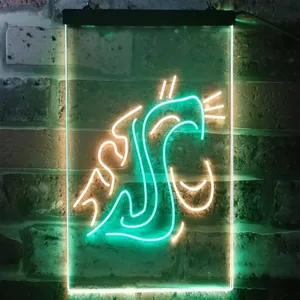 Washington State Cougars Logo Neon-Like LED Sign
