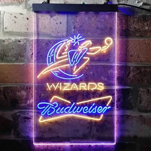 Washington Wizards Budweiser Neon-Like LED Sign
