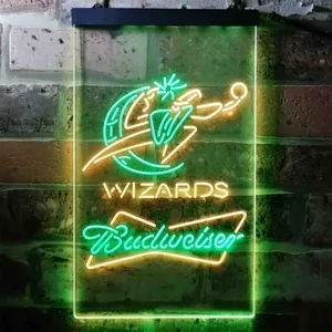 Washington Wizards Budweiser Neon-Like LED Sign