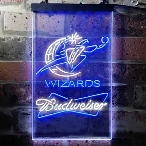 Washington Wizards Budweiser Neon-Like LED Sign