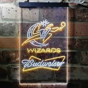 Washington Wizards Budweiser Neon-Like LED Sign