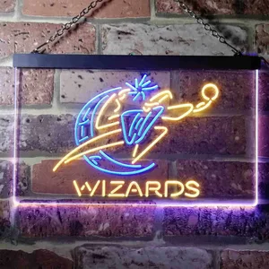 Washington Wizards Logo Neon-Like LED Sign - Legacy Edition