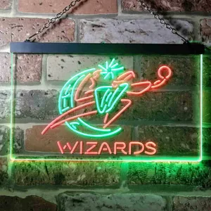 Washington Wizards Logo Neon-Like LED Sign - Legacy Edition