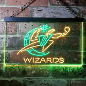 Washington Wizards Logo Neon-Like LED Sign - Legacy Edition