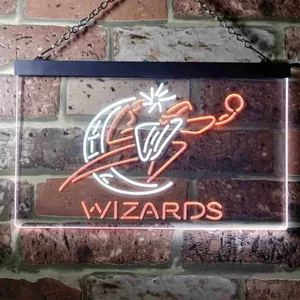 Washington Wizards Logo Neon-Like LED Sign - Legacy Edition