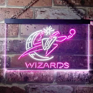 Washington Wizards Logo Neon-Like LED Sign - Legacy Edition