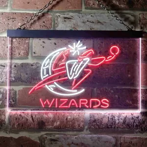 Washington Wizards Logo Neon-Like LED Sign - Legacy Edition