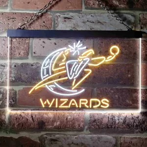 Washington Wizards Logo Neon-Like LED Sign - Legacy Edition