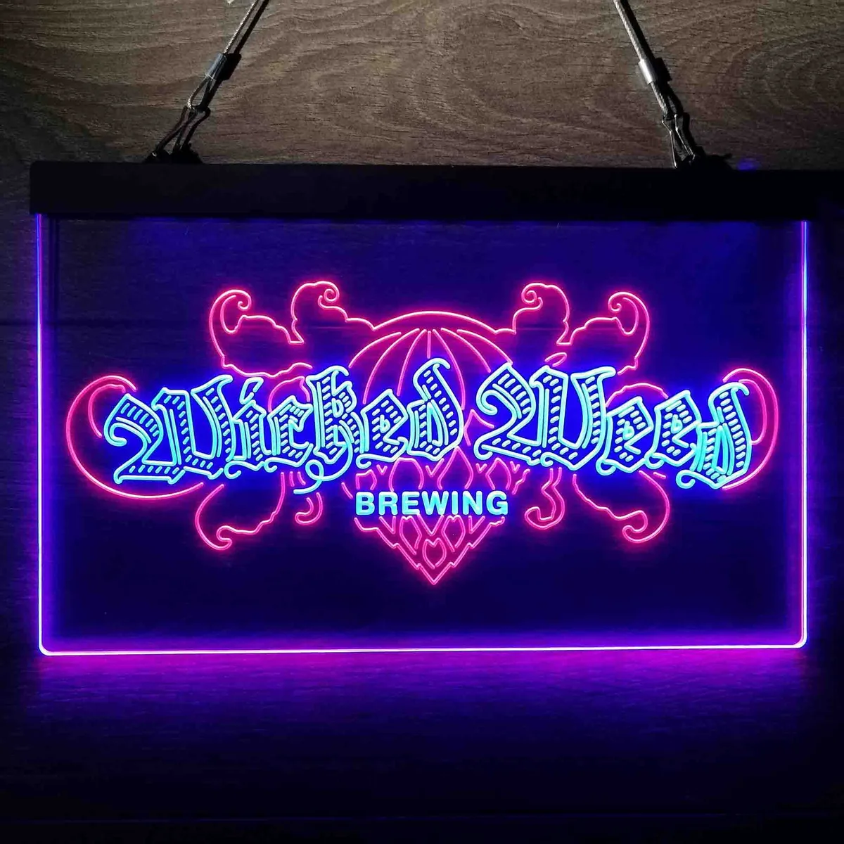 Wicked Weed Brewing Banner Neon-Like LED Sign