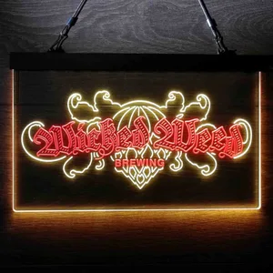 Wicked Weed Brewing Banner Neon-Like LED Sign