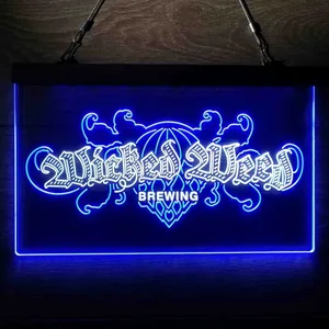 Wicked Weed Brewing Banner Neon-Like LED Sign