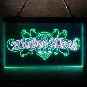 Wicked Weed Brewing Banner Neon-Like LED Sign