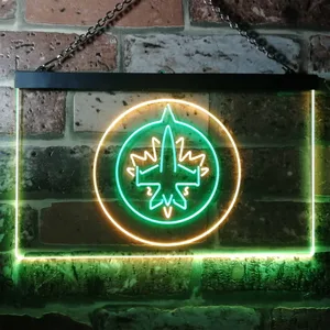 Winnipeg Jets Logo 1 Neon-Like LED Sign