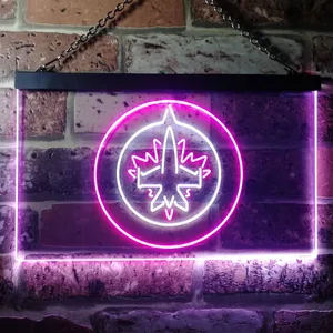 Winnipeg Jets Logo 1 Neon-Like LED Sign