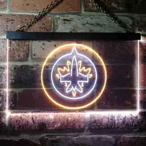 Winnipeg Jets Logo 1 Neon-Like LED Sign