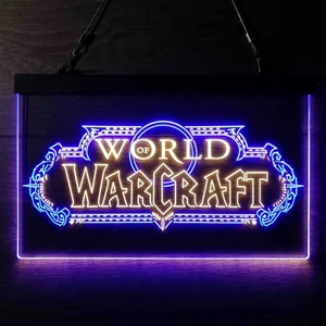 World Of Warcraft Neon-Like LED Sign