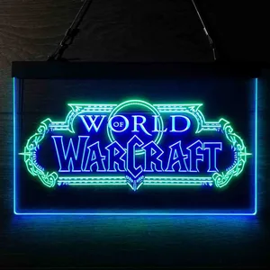 World Of Warcraft Neon-Like LED Sign