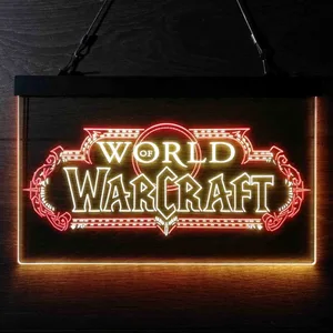 World Of Warcraft Neon-Like LED Sign