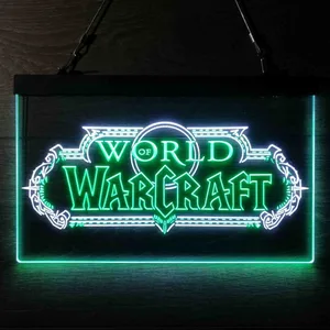 World Of Warcraft Neon-Like LED Sign