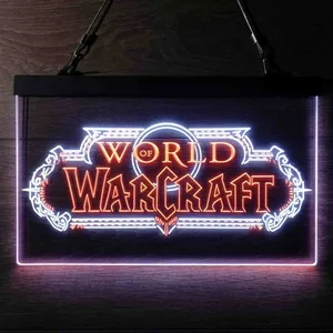World Of Warcraft Neon-Like LED Sign