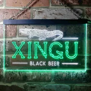 Xingu Black Beer Croc Neon-Like LED Sign