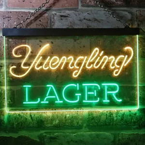 Yuengling Lager Banner Neon-Like LED Sign