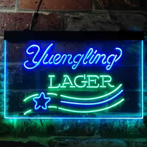 Yuengling Lager Vintage Logo Neon-Like LED Sign