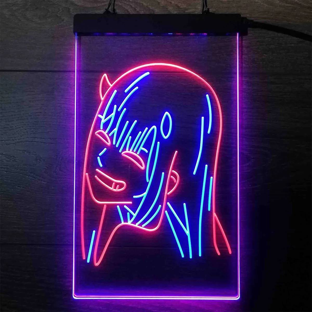 Zero Two Neon-Like LED Sign