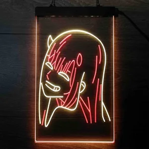 Zero Two Neon-Like LED Sign