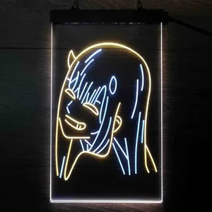 Zero Two Neon-Like LED Sign