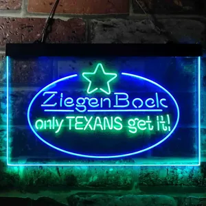 Ziegenbock Only Texans Get it Neon-Like LED Sign