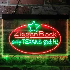 Ziegenbock Only Texans Get it Neon-Like LED Sign