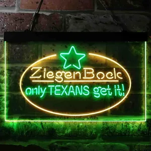 Ziegenbock Only Texans Get it Neon-Like LED Sign