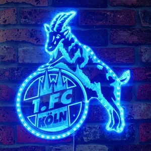 1. FC Koln Logo RGB LED Sign