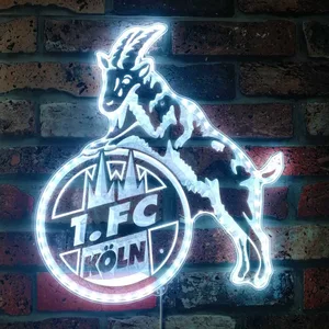 1. FC Koln Logo RGB LED Sign