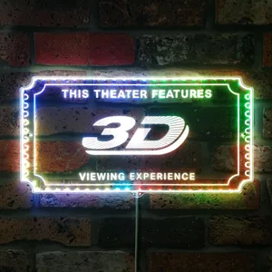 3D Theater Sign RGB LED Sign