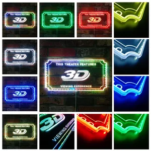 3D Theater Sign RGB LED Sign