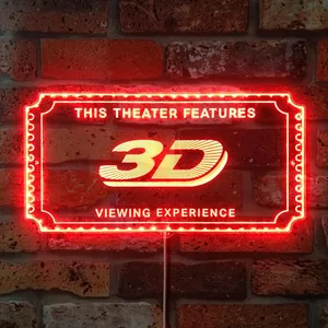 3D Theater Sign RGB LED Sign