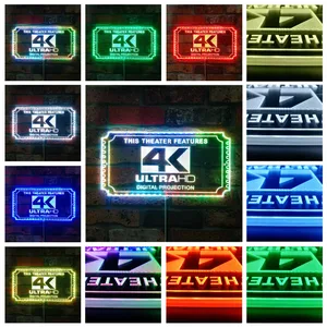 4K Ultra HD Theater Sign RGB LED Sign