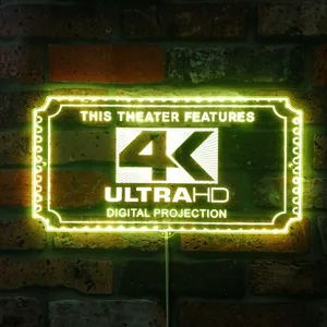 4K Ultra HD Theater Sign RGB LED Sign