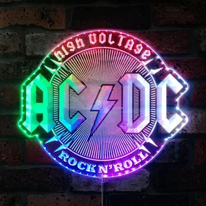 ACDC Logo RGB LED Sign
